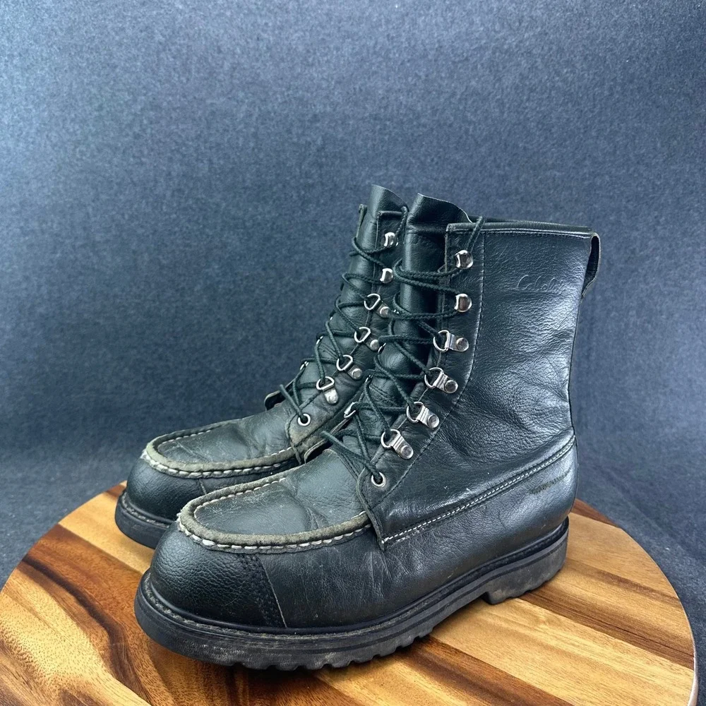 Cabelas Kangaroo Featherlight Hunting Boots 9.5EE Green Vibram Gumlite Upland